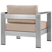 Load image into Gallery viewer, Shore Outdoor Patio Aluminum Armchair by Modway
