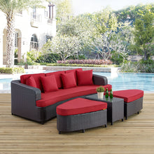 Load image into Gallery viewer, Monterey 4 Piece Outdoor Patio Sofa Set by Modway
