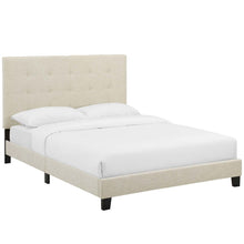 Load image into Gallery viewer, Melanie Tufted Button Upholstered Fabric Queen Platform Bed by Modway
