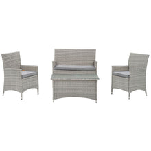 Load image into Gallery viewer, Bridge 4 Piece Outdoor Patio Patio Conversation Set by Modway
