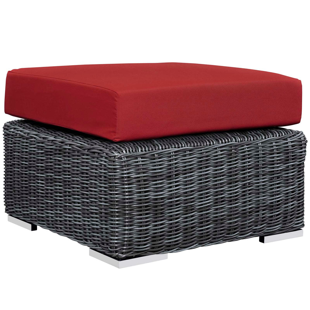 Summon Outdoor Patio Sunbrella¨ Ottoman by Modway