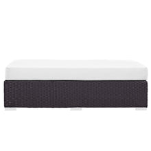 Load image into Gallery viewer, Convene Outdoor Patio Fabric Rectangle Ottoman by Modway
