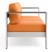 Load image into Gallery viewer, Shore Outdoor Patio Aluminum Sofa by Modway
