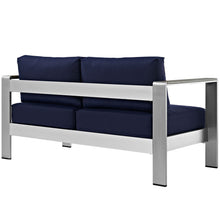 Load image into Gallery viewer, Shore Outdoor Patio Aluminum Loveseat by Modway
