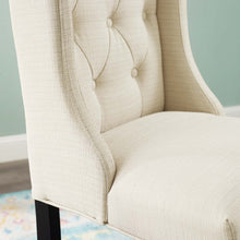 Load image into Gallery viewer, Baronet Tufted Button Upholstered Fabric Counter Stool by Modway
