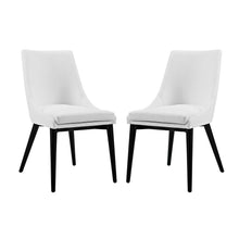 Load image into Gallery viewer, Viscount Vinyl Dining Side Chair Set of 2 by Modway
