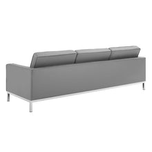Load image into Gallery viewer, Loft Tufted Upholstered Faux Leather Sofa and Armchair Set by Modway
