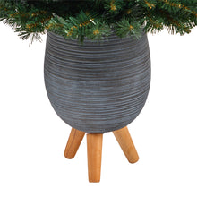Load image into Gallery viewer, 3.5&#39; Northern Rocky Spruce Artificial Christmas Tree w/ 50 Clear Lights
