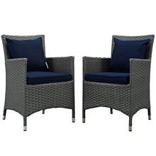 Load image into Gallery viewer, Sojourn 2 Piece Outdoor Patio Sunbrella¨ Dining Set by Modway
