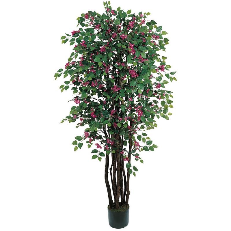 6' Bougainvillea Silk Tree 5021 By Nearly Natural