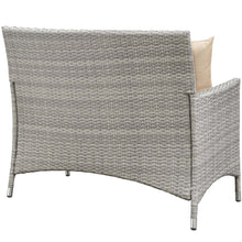 Load image into Gallery viewer, Bridge 4 Piece Outdoor Patio Patio Conversation Set with Pillow Set by Modway
