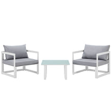 Load image into Gallery viewer, Fortuna 3 Piece Outdoor Patio Sectional Sofa Set by Modway
