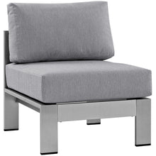 Load image into Gallery viewer, Shore 7 Piece Outdoor Patio Aluminum Sectional Sofa Set by Modway

