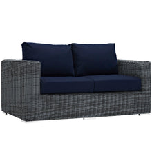 Load image into Gallery viewer, Summon 5 Piece Outdoor Patio Sunbrella¨ Sectional Set by Modway
