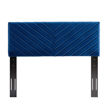 Load image into Gallery viewer, Alyson Angular Channel Tufted Performance Velvet Full / Queen Headboard by Modway
