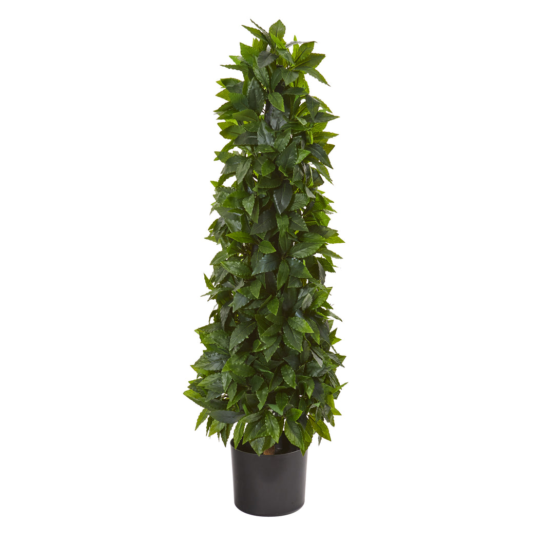 3' Sweet Bay Cone Topiary Artificial Tree