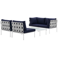 Load image into Gallery viewer, Harmony 5 Piece Outdoor Patio Aluminum Sectional Sofa Set by Modway
