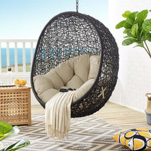 Load image into Gallery viewer, Encase Sunbrella¨ Fabric Swing Outdoor Patio Lounge Chair Without Stand by Modway
