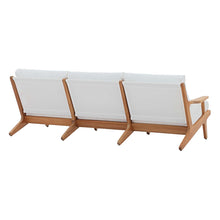 Load image into Gallery viewer, Saratoga Outdoor Patio Premium Grade A Teak Wood Sofa by Modway
