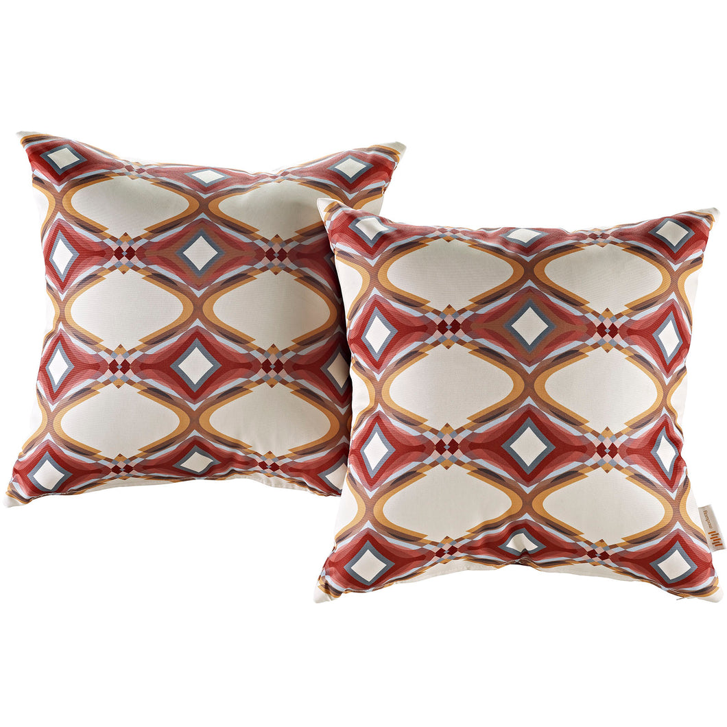 Modway 2 Piece Outdoor Patio Pillow Set by Modway