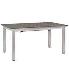 Load image into Gallery viewer, Shore 9 Piece Outdoor Patio Aluminum Dining Set by Modway
