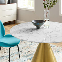 Load image into Gallery viewer, Tupelo 47&quot; Artificial Marble Dining Table by Modway
