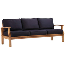 Load image into Gallery viewer, Marina Outdoor Patio Teak Sofa by Modway

