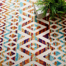 Load image into Gallery viewer, Reflect Tamako Diamond and Chevron Moroccan Trellis 5x8 Indoor / Outdoor Area Rug by Modway
