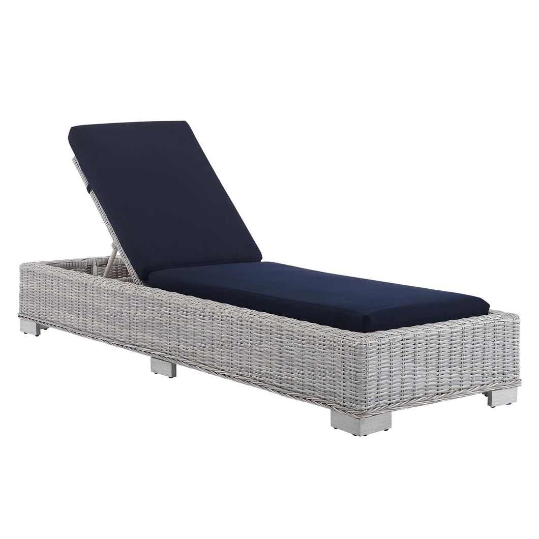 Conway Sunbrella¨ Outdoor Patio Wicker Rattan Chaise Lounge by Modway