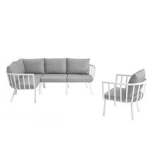 Load image into Gallery viewer, Riverside 5 Piece Outdoor Patio Aluminum Set by Modway
