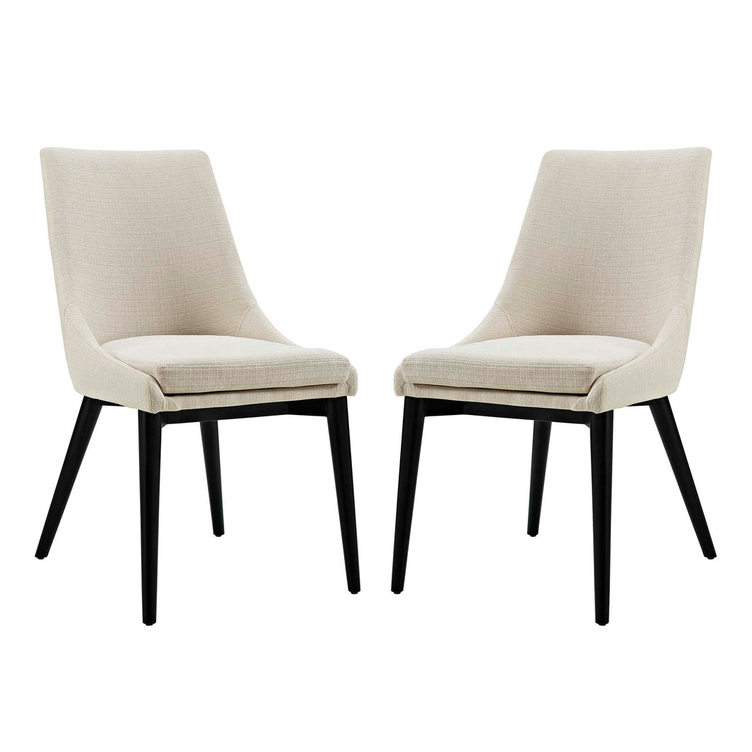 Viscount Fabric Dining Side Chair Set of 2 by Modway