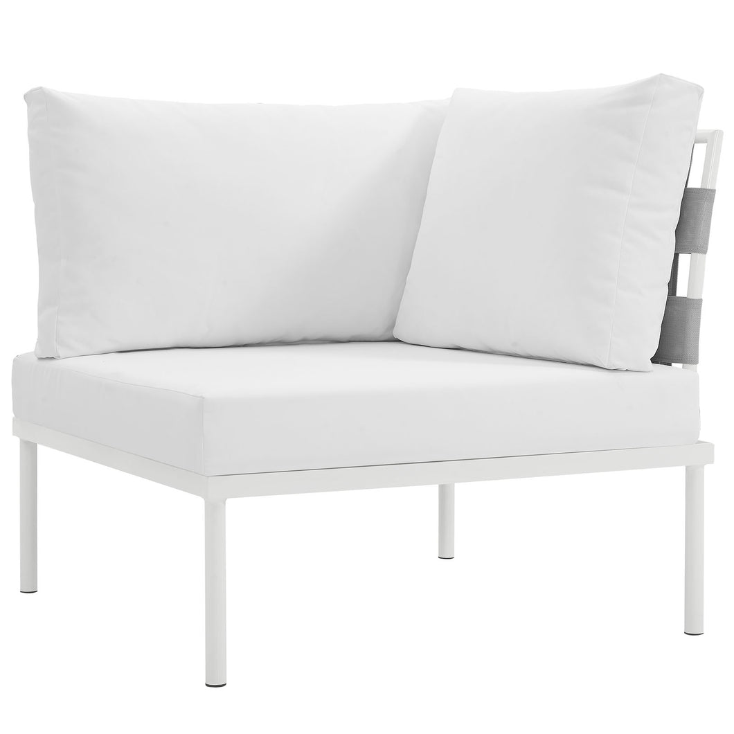 Harmony Outdoor Patio Aluminum Corner Sofa by Modway