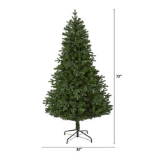 Load image into Gallery viewer, 6' Vermont Fir Artificial Christmas Tree with 250 Clear LED Lights
