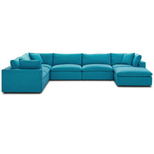 Load image into Gallery viewer, Commix Down Filled Overstuffed 7-Piece Sectional Sofa
