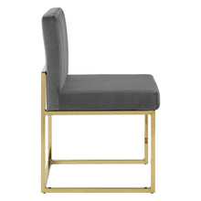 Load image into Gallery viewer, Carriage Channel Tufted Sled Base Performance Velvet Dining Chair by Modway
