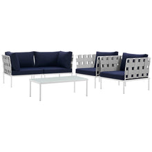 Load image into Gallery viewer, Harmony 5Piece Outdoor Patio Aluminum Sectional Sofa Set by Modway
