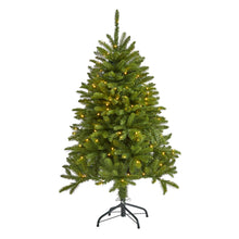 Load image into Gallery viewer, 4&#39; Sierra Spruce &#39;Natural Look&#39; Artificial Christmas Tree w/ 150 Clear LED Light
