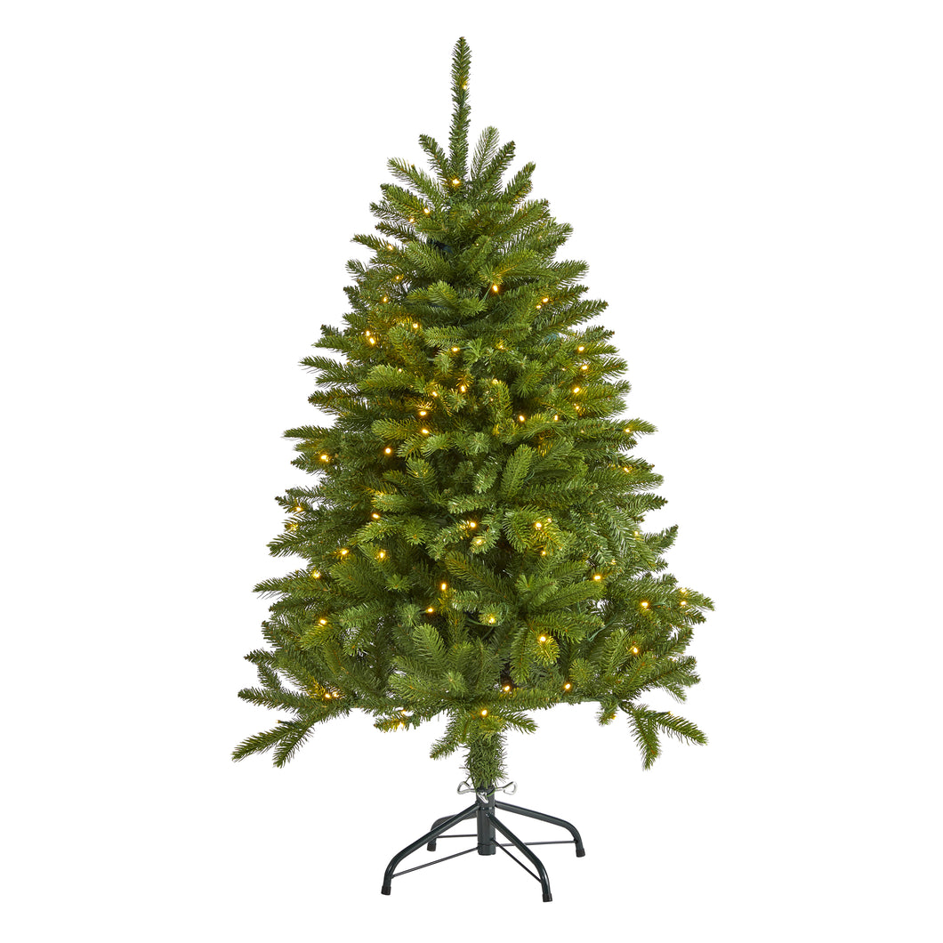 4' Sierra Spruce 'Natural Look' Artificial Christmas Tree w/ 150 Clear LED Light