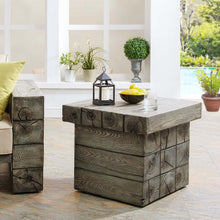 Load image into Gallery viewer, Manteo Rustic Coastal Outdoor Patio Side Table by Modway
