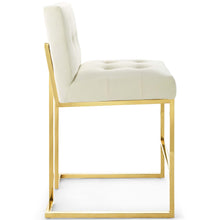 Load image into Gallery viewer, Privy Gold Stainless Steel Performance Velvet Counter Stool by Modway
