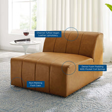 Load image into Gallery viewer, Bartlett Vegan Leather Armless Chair by Modway
