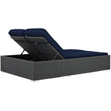 Load image into Gallery viewer, Sojourn Outdoor Patio Sunbrella¨ Double Chaise by Modway
