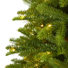 Load image into Gallery viewer, 6' Sierra Spruce 'Natural Look' Artificial Christmas Tree w/ 300 Clear LED Light
