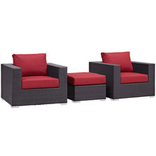 Load image into Gallery viewer, Convene 3 Piece Outdoor Patio Sofa Set by Modway

