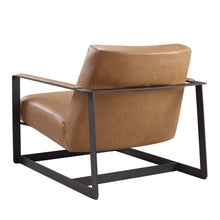 Load image into Gallery viewer, Seg Vegan Leather Accent Chair by Modway
