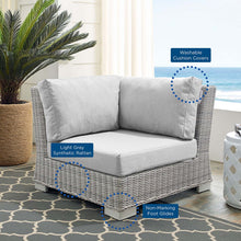 Load image into Gallery viewer, Conway Sunbrella¨ Outdoor Patio Wicker Rattan Corner Chair by Modway

