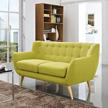 Load image into Gallery viewer, Remark Upholstered Fabric Loveseat by Modway
