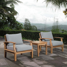 Load image into Gallery viewer, Marina 3 Piece Outdoor Patio Teak Set by Modway
