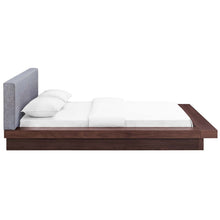 Load image into Gallery viewer, Freja Fabric Queen Platform Bed by Modway
