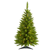 Load image into Gallery viewer, 3&#39; Providence Pine Artificial Christmas Tree in Metal Planter
